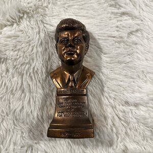 Unbranded JFK statue Ask Not John Kennedy office study deco